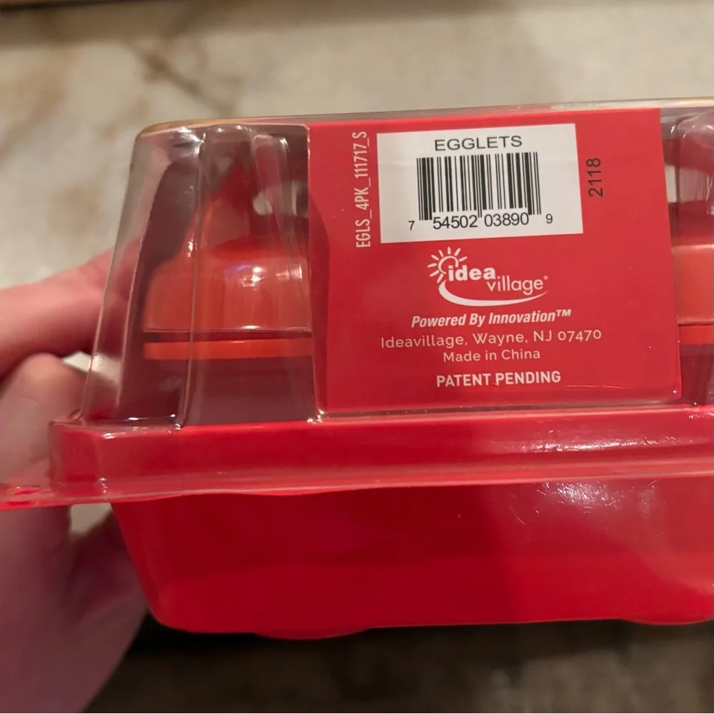 Egglettes Red Egg Cooker Set